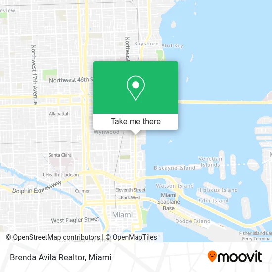 Brenda Avila Realtor map