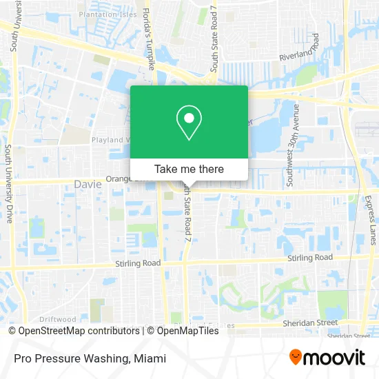 Pro Pressure Washing map