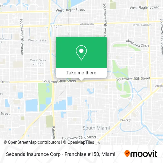 Sebanda Insurance Corp - Franchise #150 map