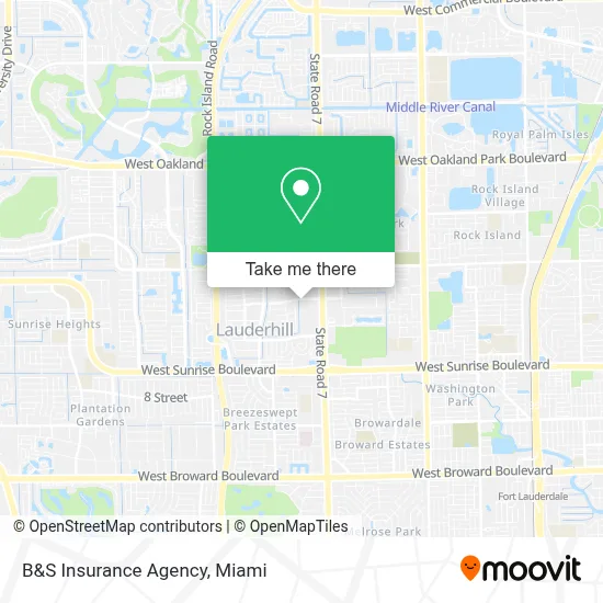 B&S Insurance Agency map
