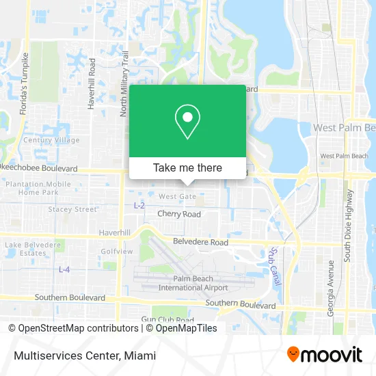 Multiservices Center map