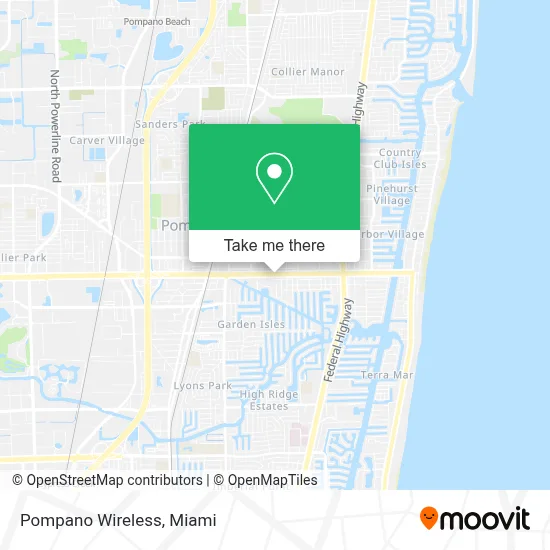 Pompano Wireless map