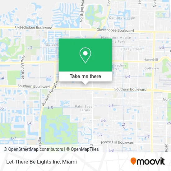 Let There Be Lights Inc map
