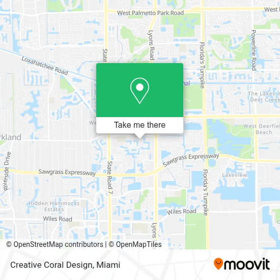 Creative Coral Design map