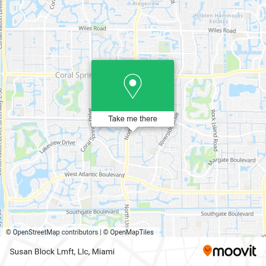 Susan Block Lmft, Llc map