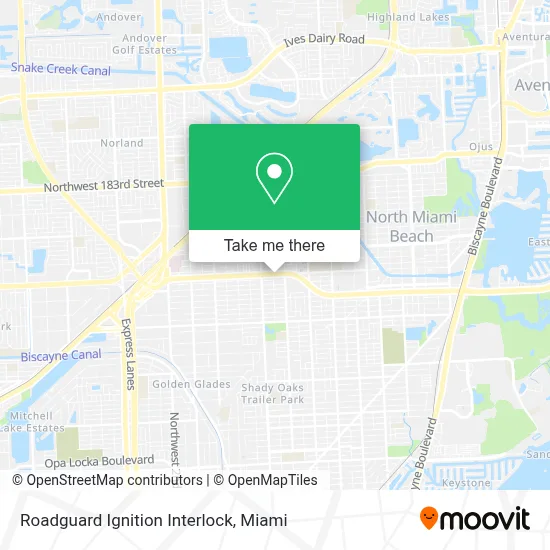Roadguard Ignition Interlock map