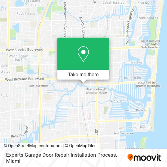 Experts Garage Door Repair Installation Process map