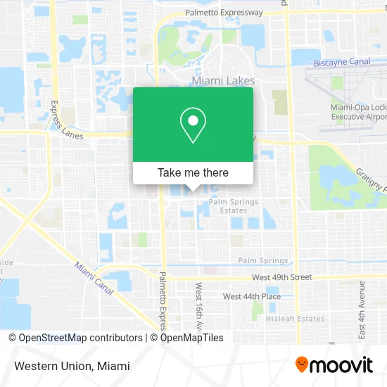 Western Union map