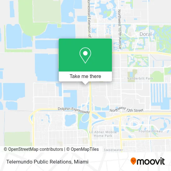 Telemundo Public Relations map