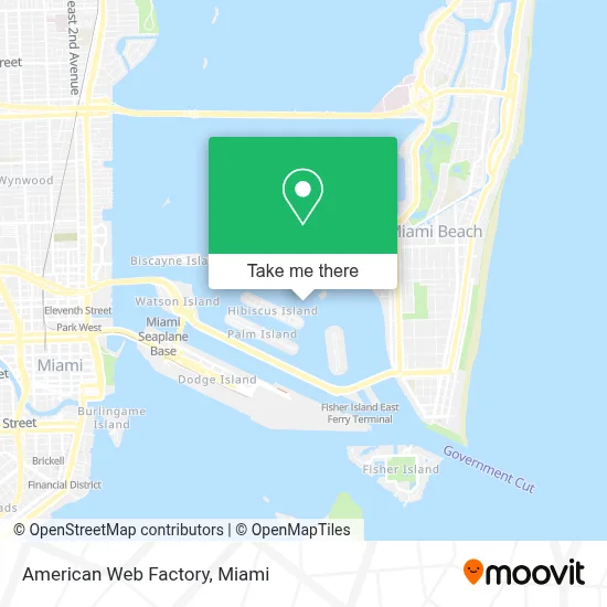 American Web Factory map