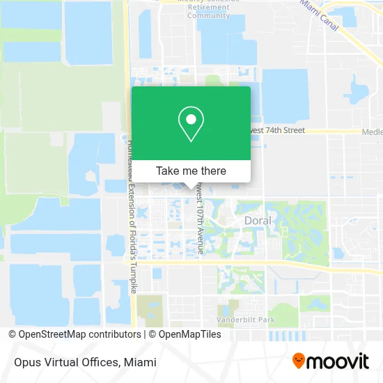 Opus Virtual Offices map