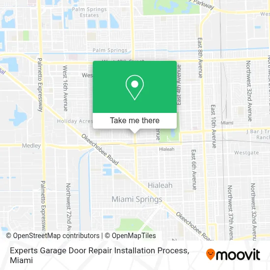 Experts Garage Door Repair Installation Process map