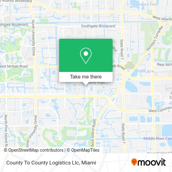 County To County Logistics Llc map