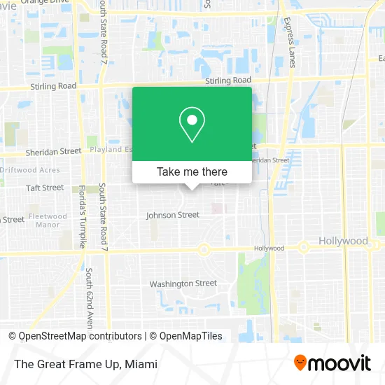 The Great Frame Up map