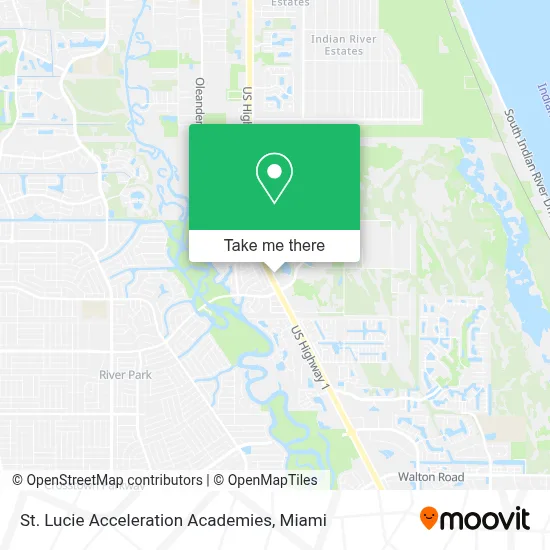 St. Lucie Acceleration Academies map