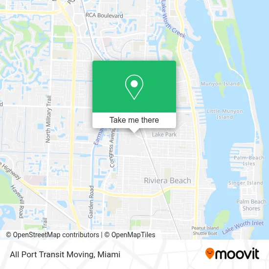 All Port Transit Moving map