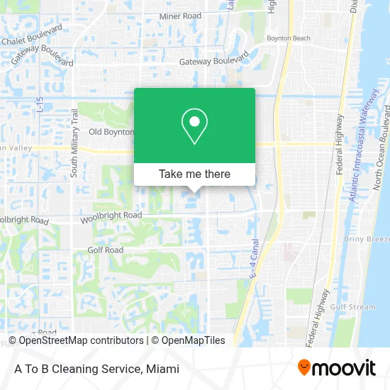 A To B Cleaning Service map