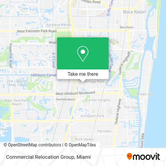 Commercial Relocation Group map