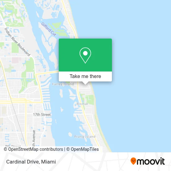 Cardinal Drive map