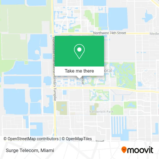 Surge Telecom map