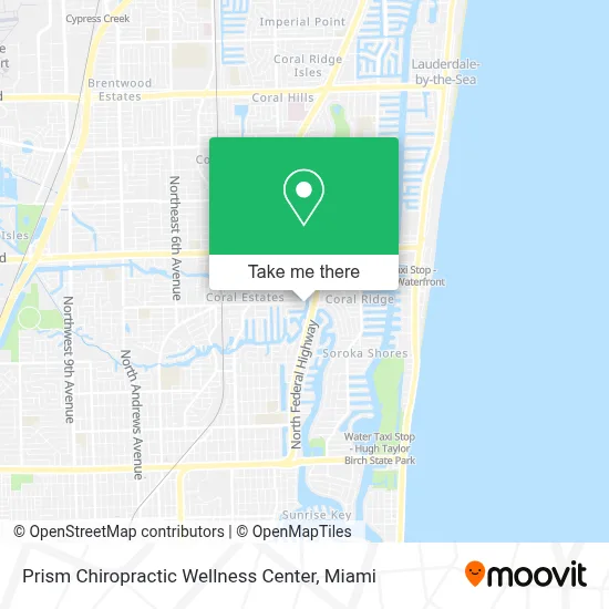 Prism Chiropractic Wellness Center map