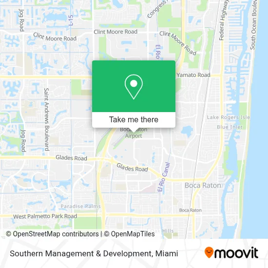Southern Management & Development map