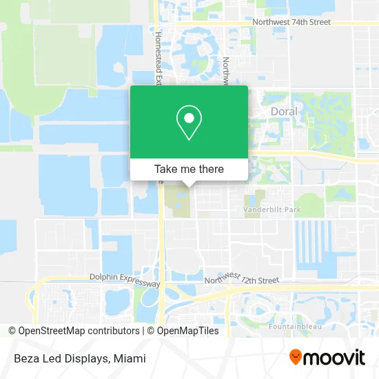 Beza Led Displays map