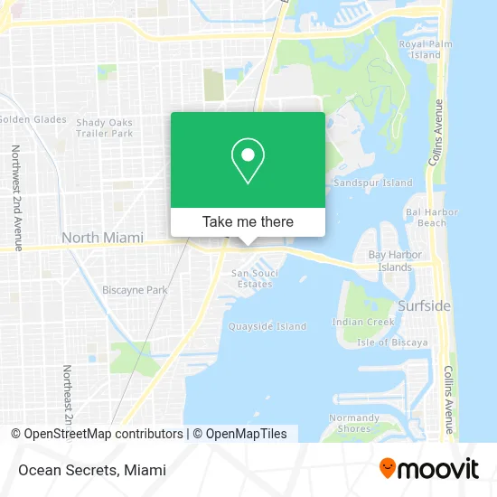 Ocean Secrets map