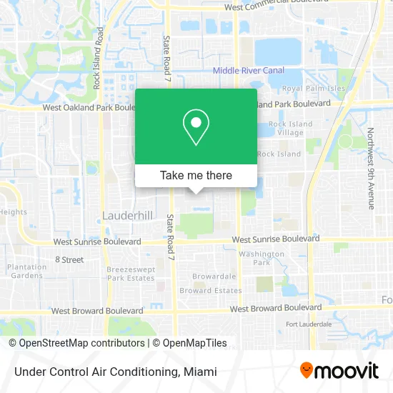 Under Control Air Conditioning map