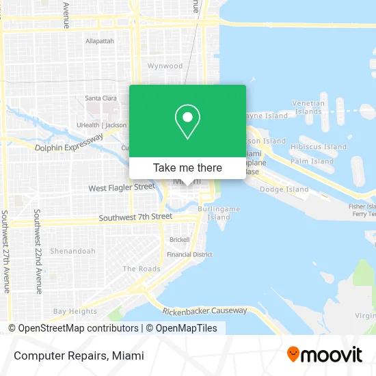 Computer Repairs map