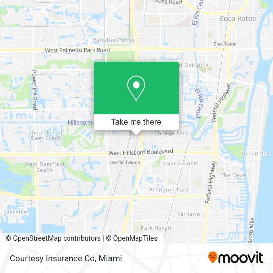 Courtesy Insurance Co map