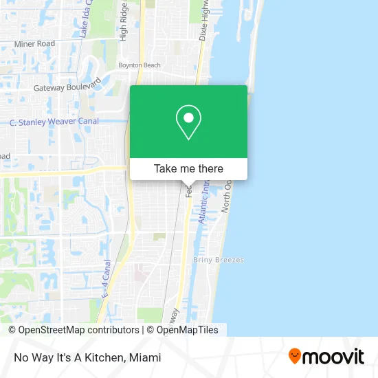 No Way It's A Kitchen map