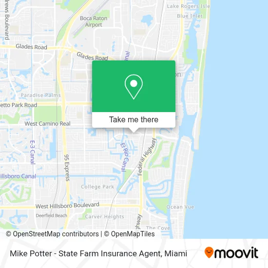 Mike Potter - State Farm Insurance Agent map