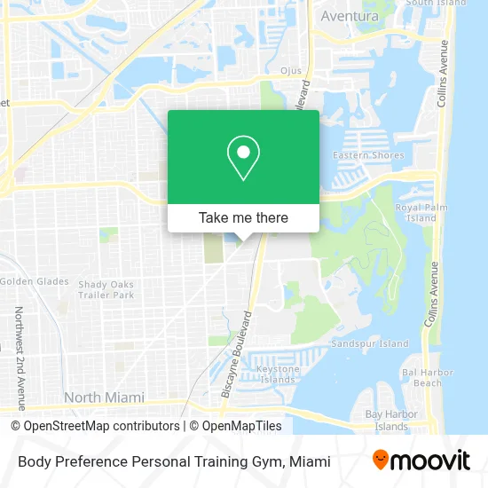 Body Preference Personal Training Gym map