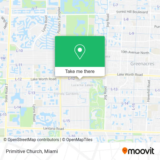 Primitive Church map