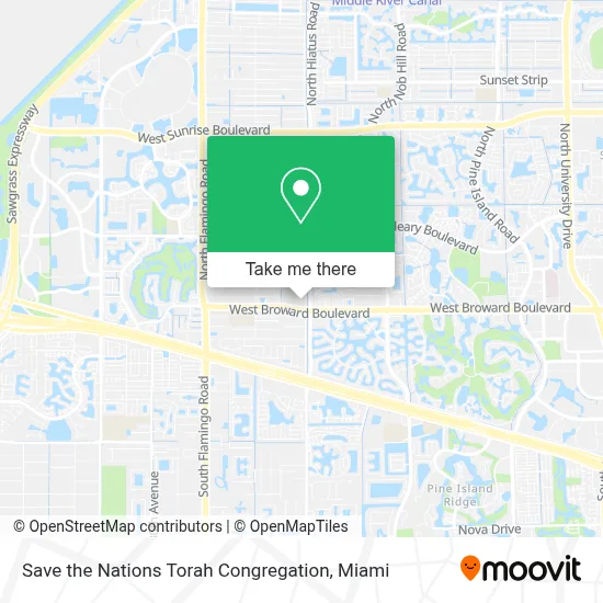 Save the Nations Torah Congregation map