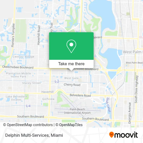 Delphin Multi-Services map
