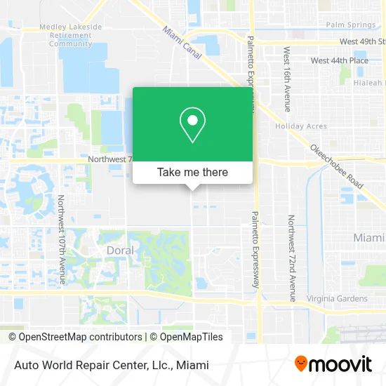 Auto World Repair Center, Llc. map