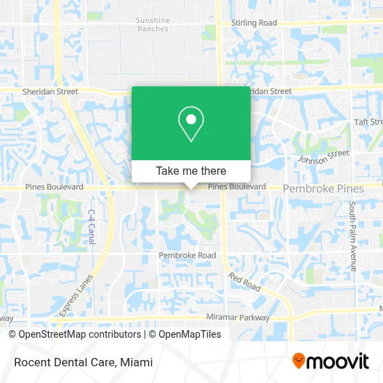 Rocent Dental Care map