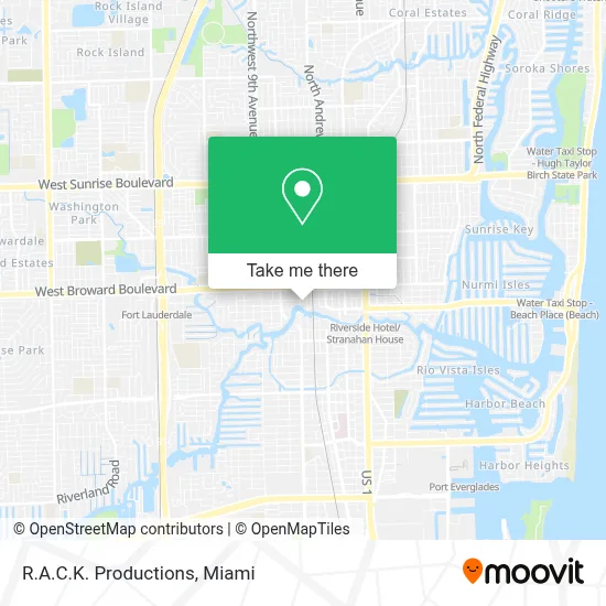 R.A.C.K. Productions map