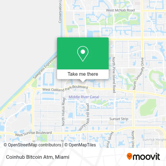Coinhub Bitcoin Atm map