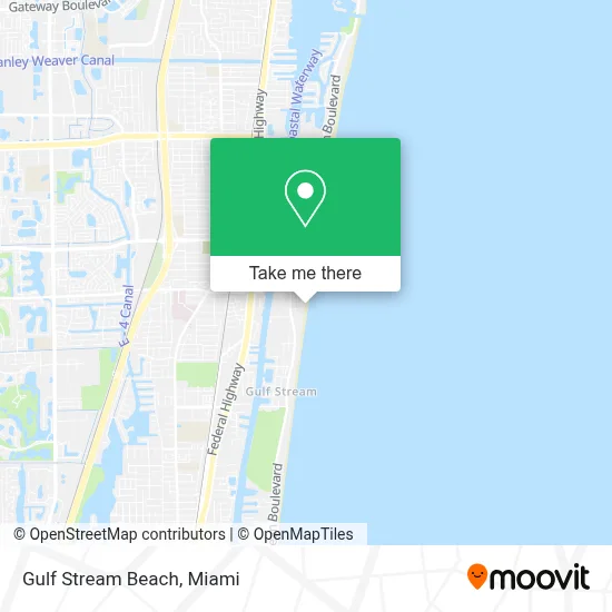 Gulf Stream Beach map