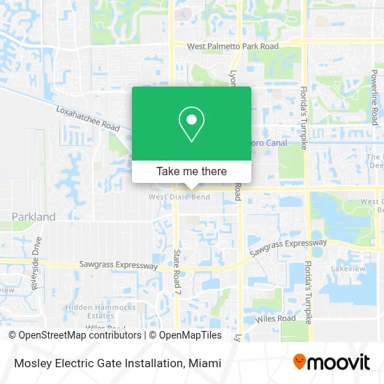 Mosley Electric Gate Installation map