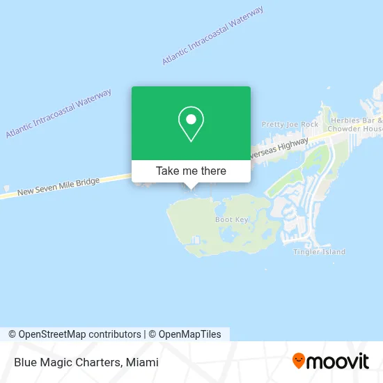 Blue Magic Charters map