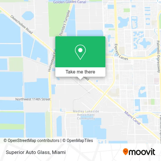Superior Auto Glass map