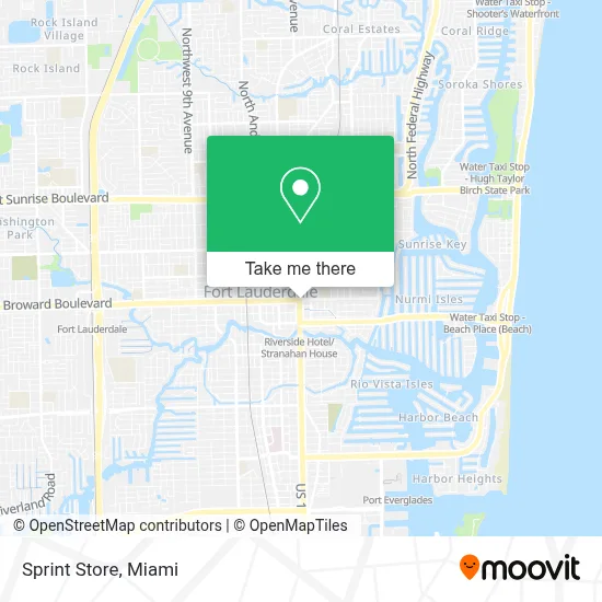 Sprint Store map