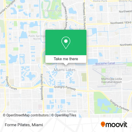 Forme Pilates map
