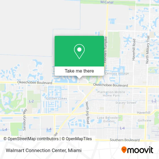 Walmart Connection Center map