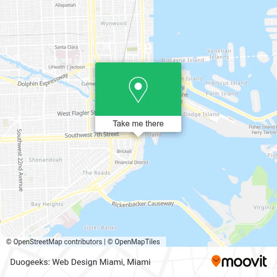 Duogeeks: Web Design Miami map