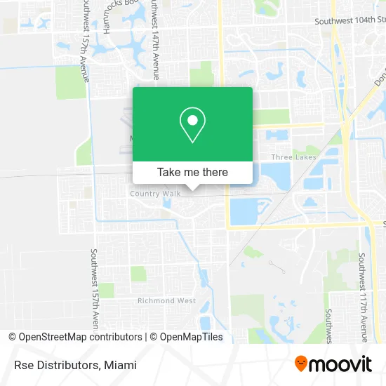 Rse Distributors map